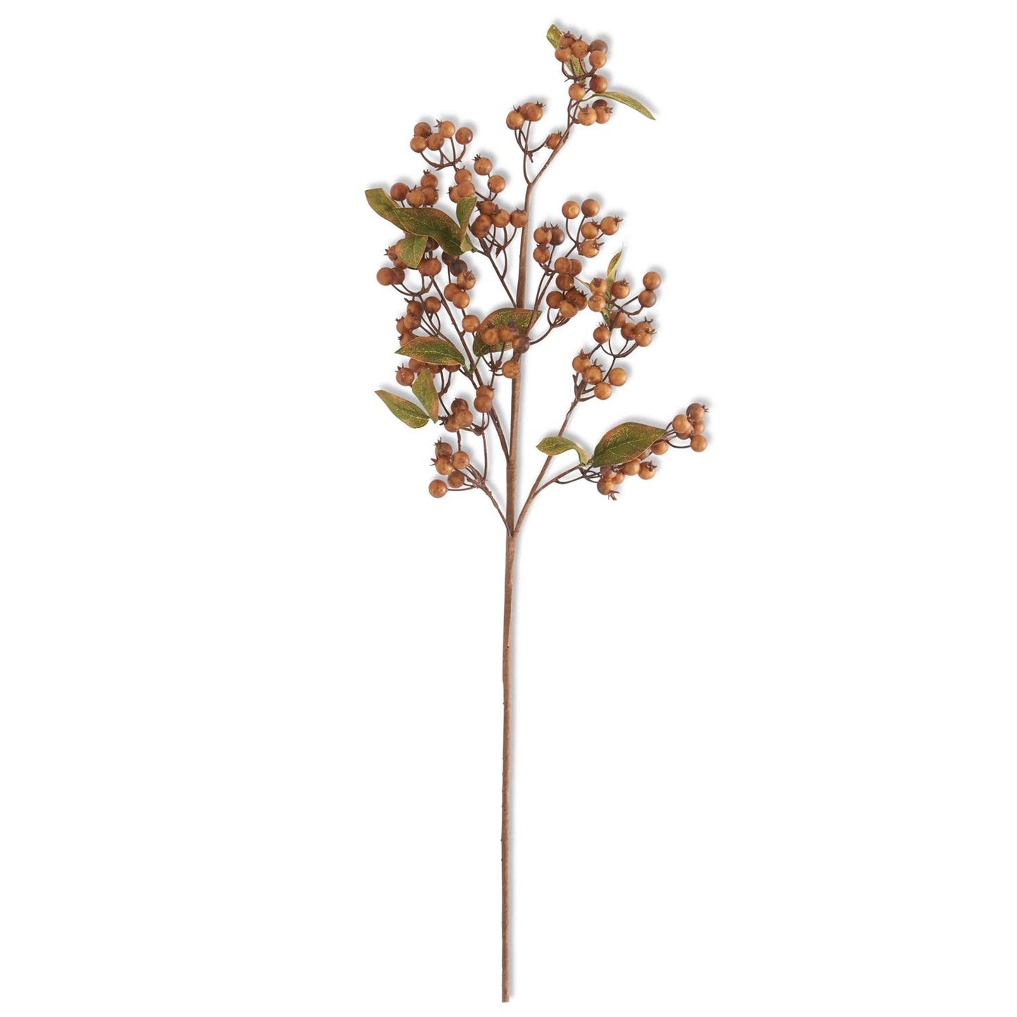 27" Brown Berry Spray