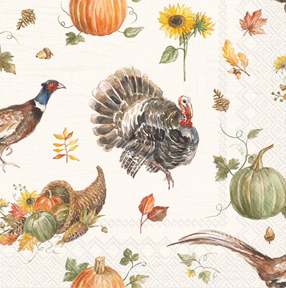 Happy Fall Harvest Lunch Napkins