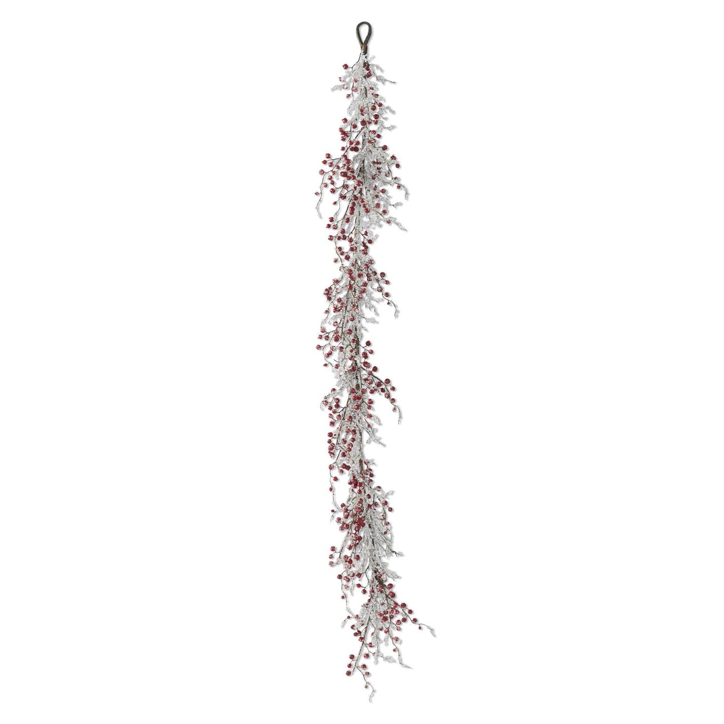 60" Iced Red Berry Garland