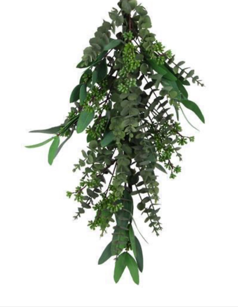 28” Mixed Eucalyptus Teardrop