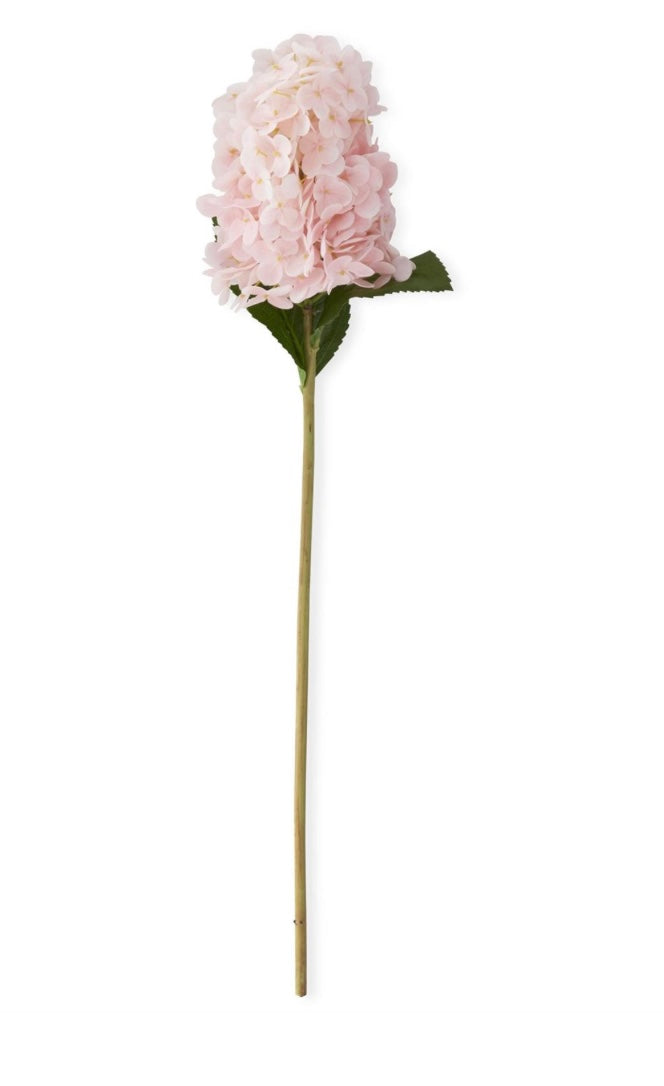 28" Pink Real Touch Cone Hydrangea Stem