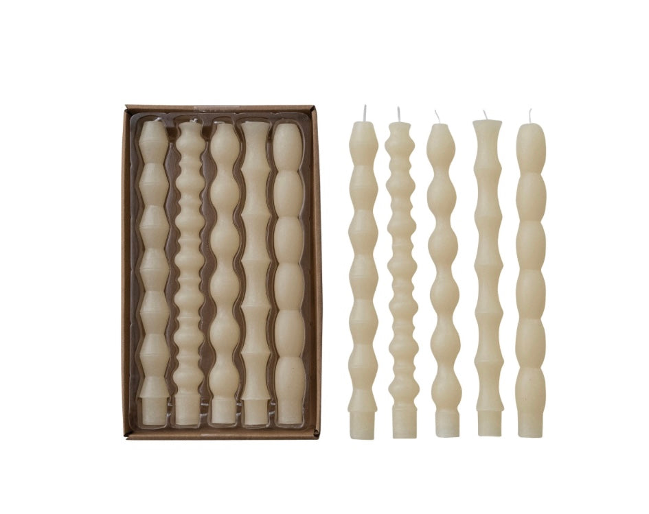 Unscented Taper Candles