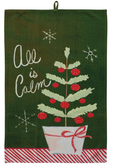 Cotton Printed Tea Towel