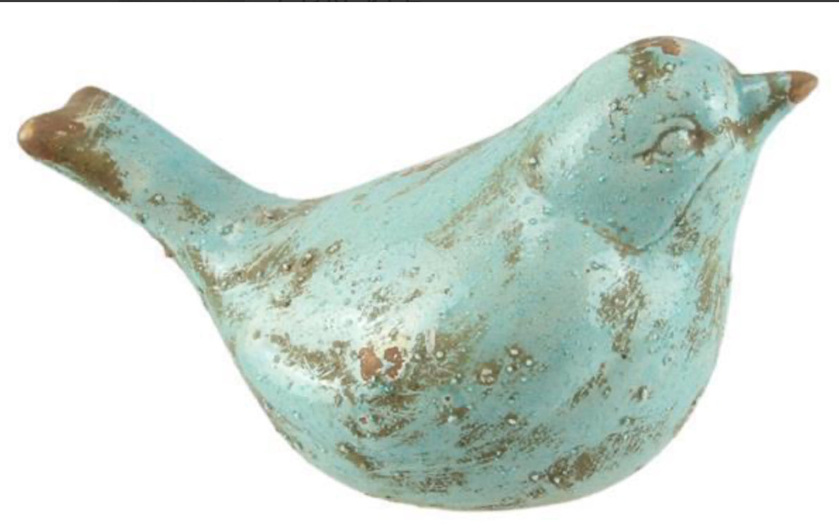 Terracotta Bird Turquoise Sand