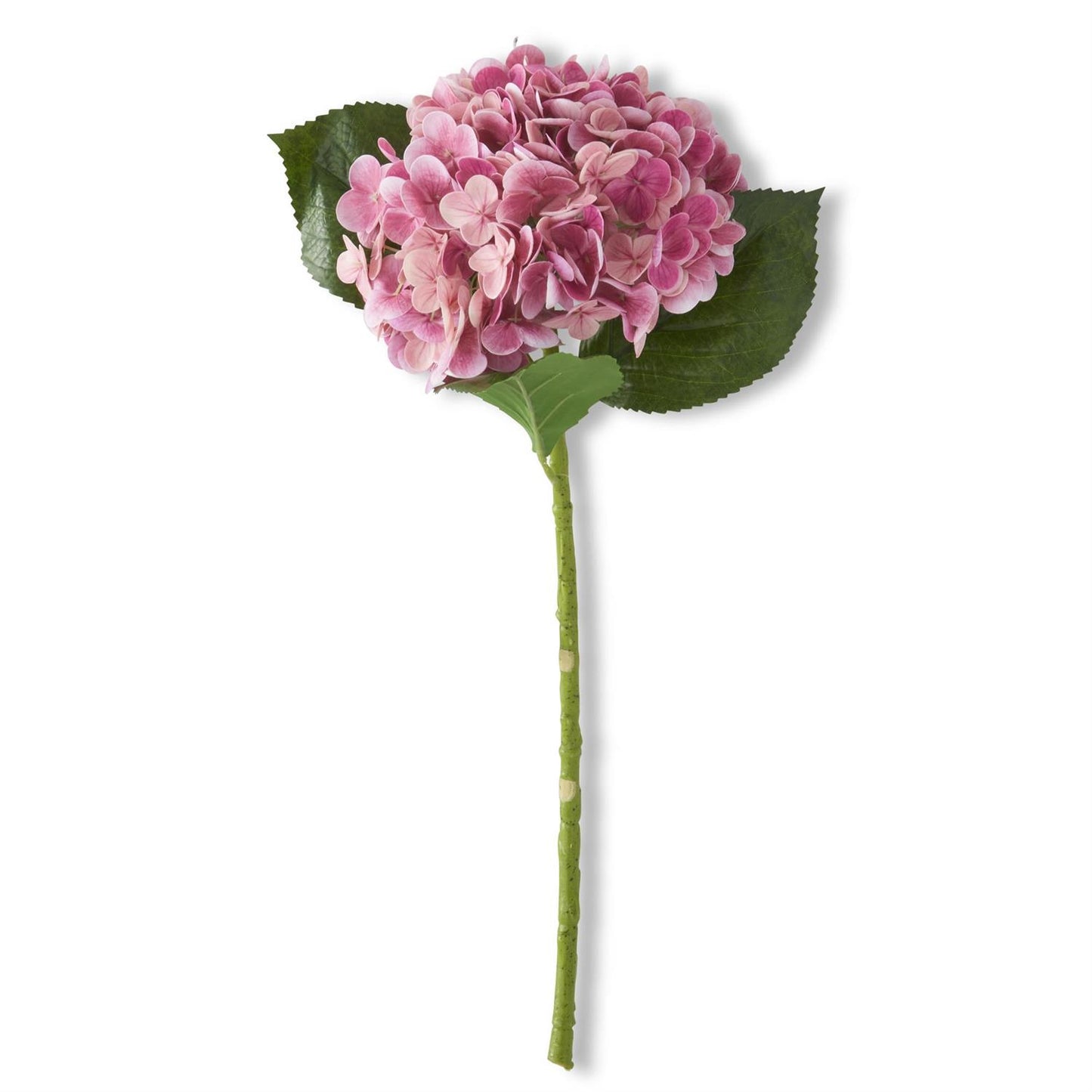 20 Inch Dark Pink Real Touch Hydrangea Spray
