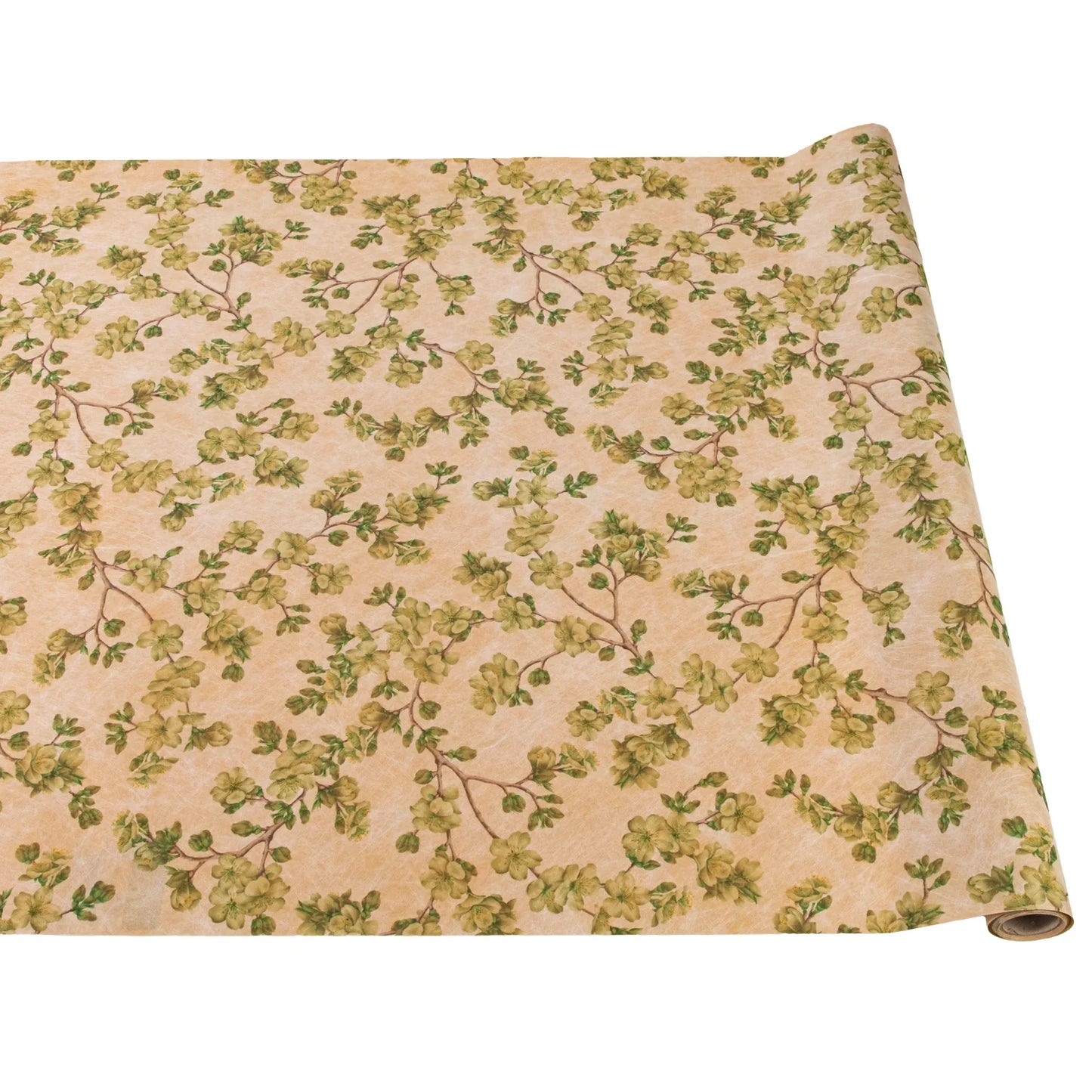 Green Cherry Blossom Table Runner