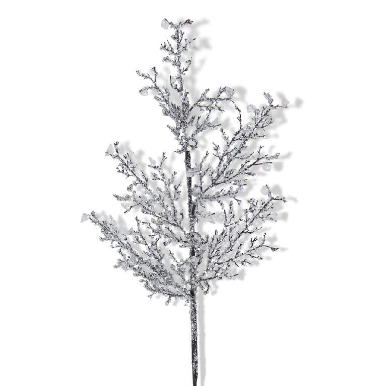 36” Iced Crystal Stem