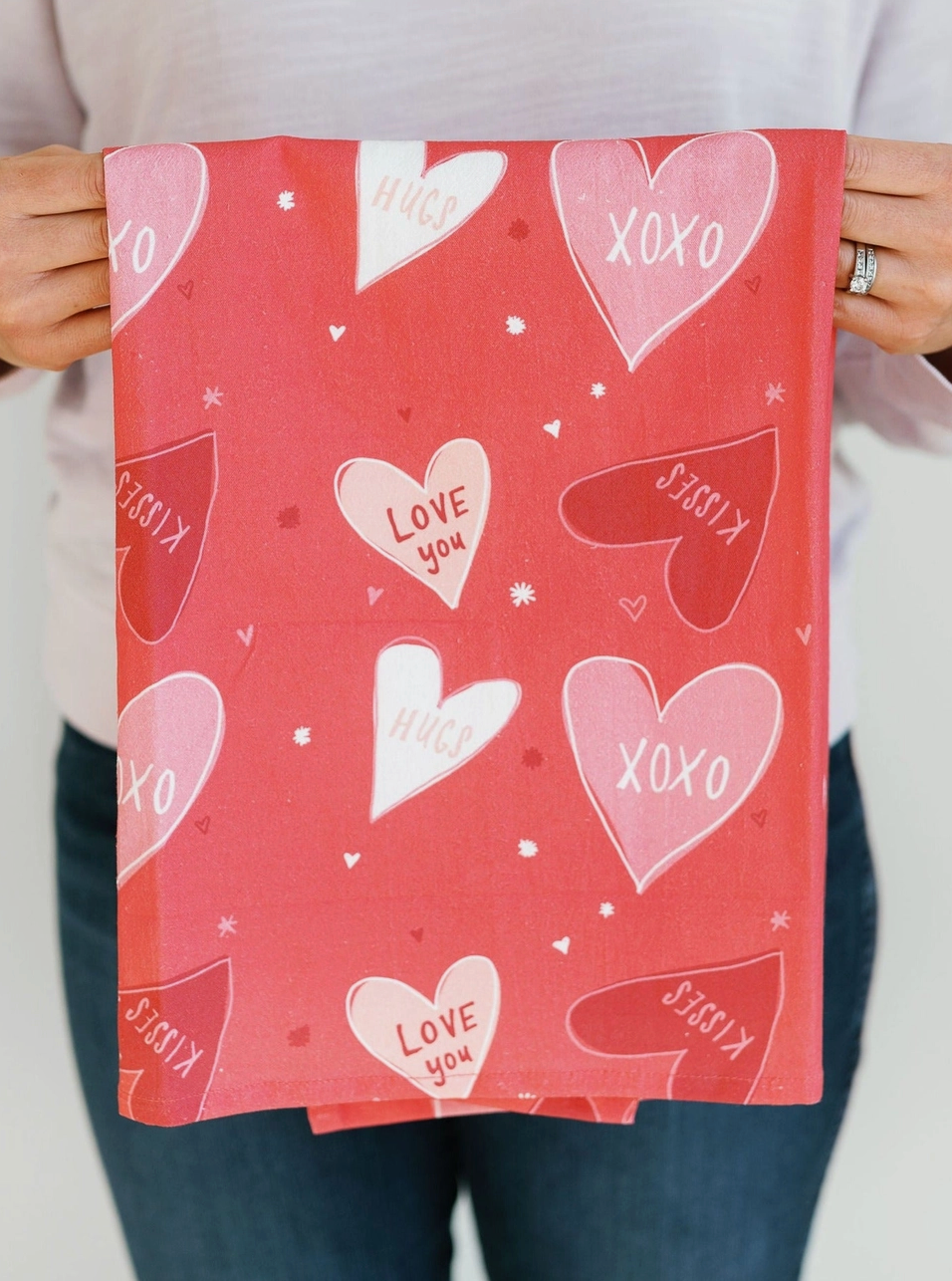 Valentine's Tea Towel