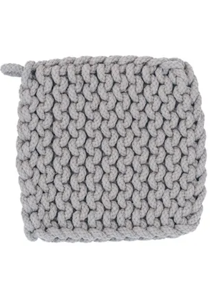8" Square Cotton Crochet Pot Holder