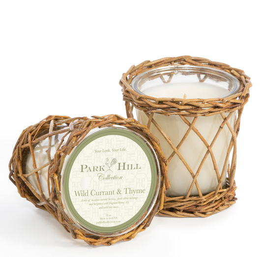 Wild Currant & Thyme Willow Candle