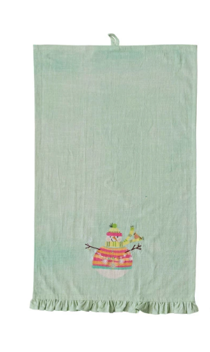Cotton Christmas Tea Towel