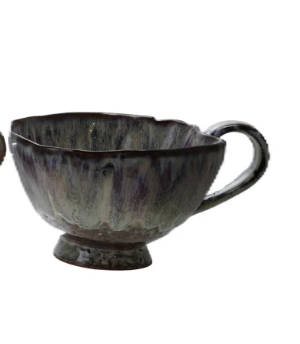 Stoneware Footed Coffee Mug
