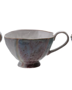 Stoneware Footed Coffee Mug