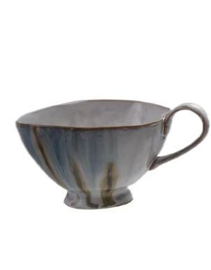 Stoneware Footed Coffee Mug