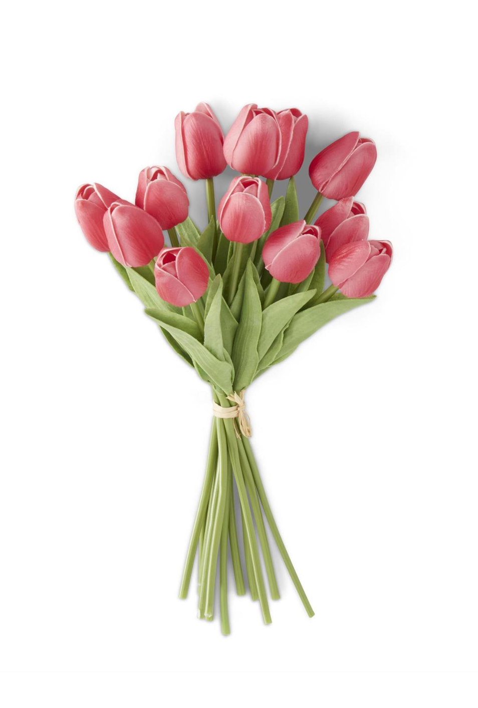 13" Rose Real Touch Mini Tulip Bundle (12 Stems)
