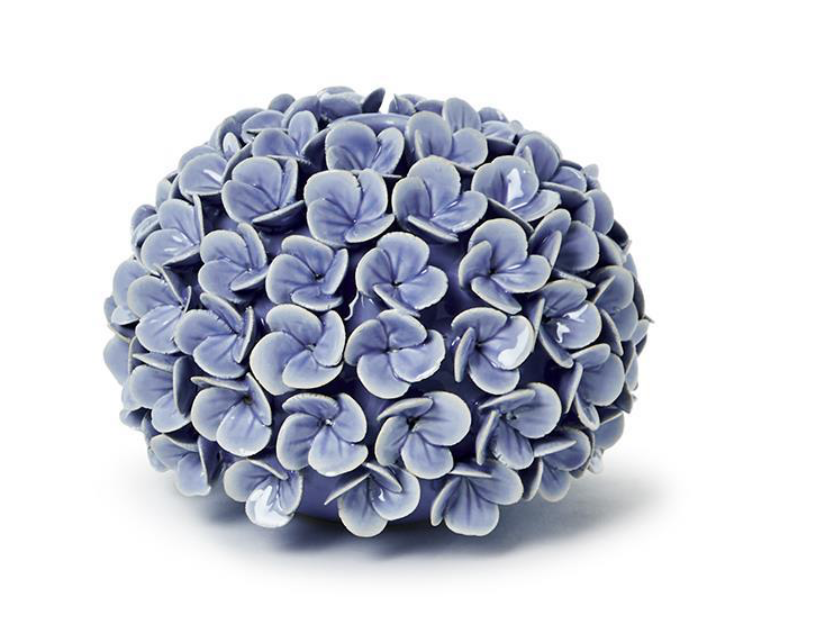 Hydrangea Flower Bud Vase / Taper Candle Holder
