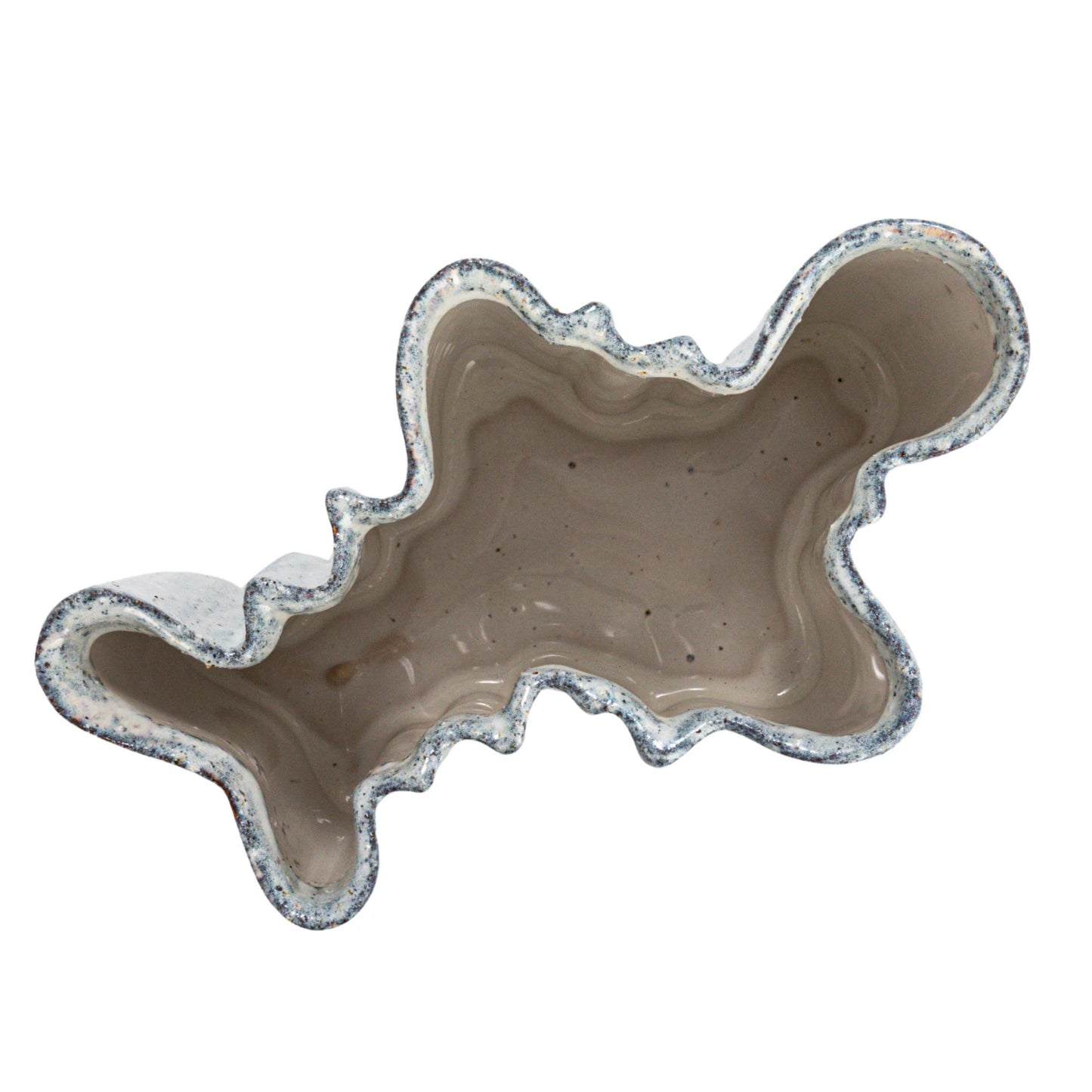 Organic Shaped Stoneware Vase