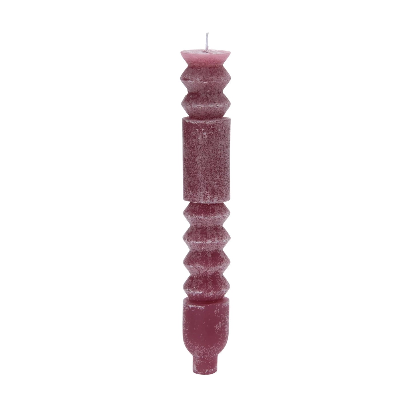 Unscented Purple Totem Taper Candle