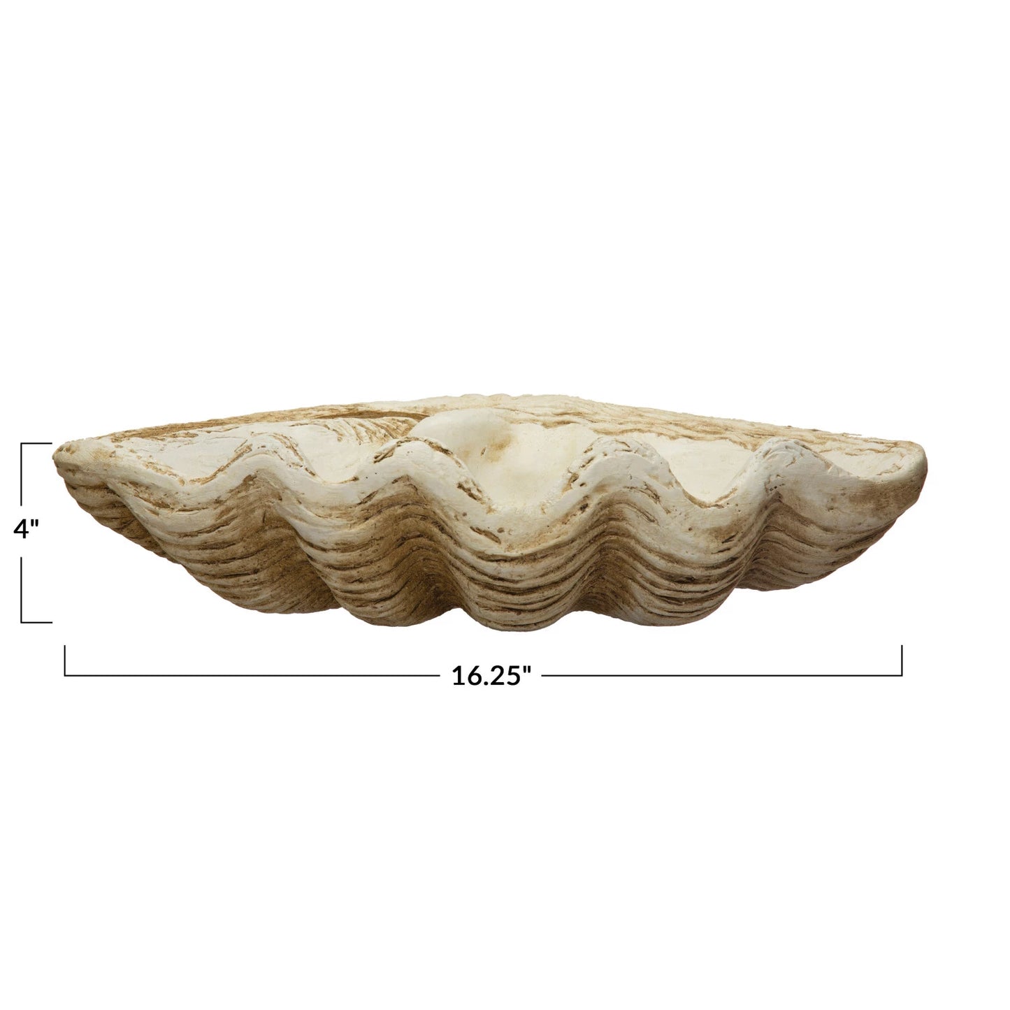 Magnesia Clamshell Planter