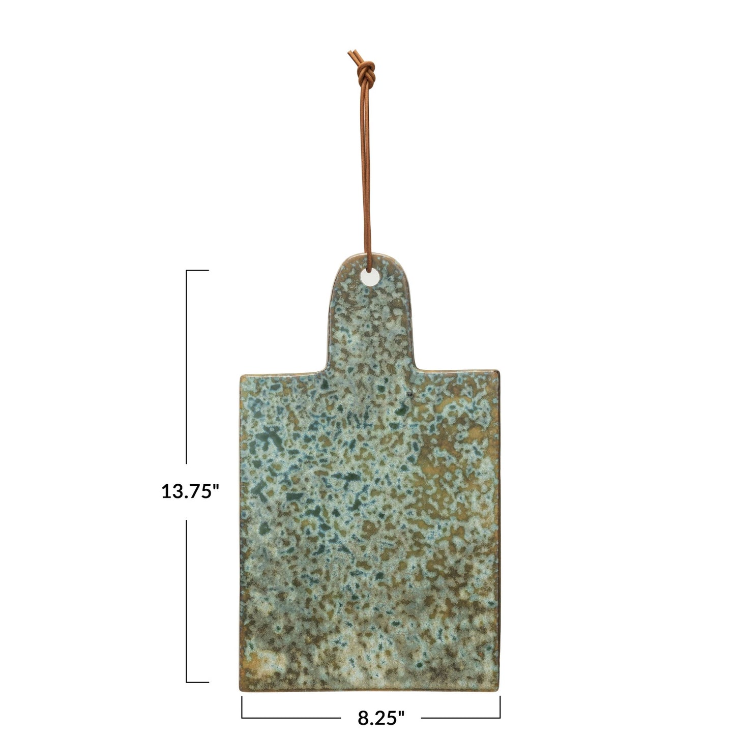 Green Crackle Glaze Cutting Board