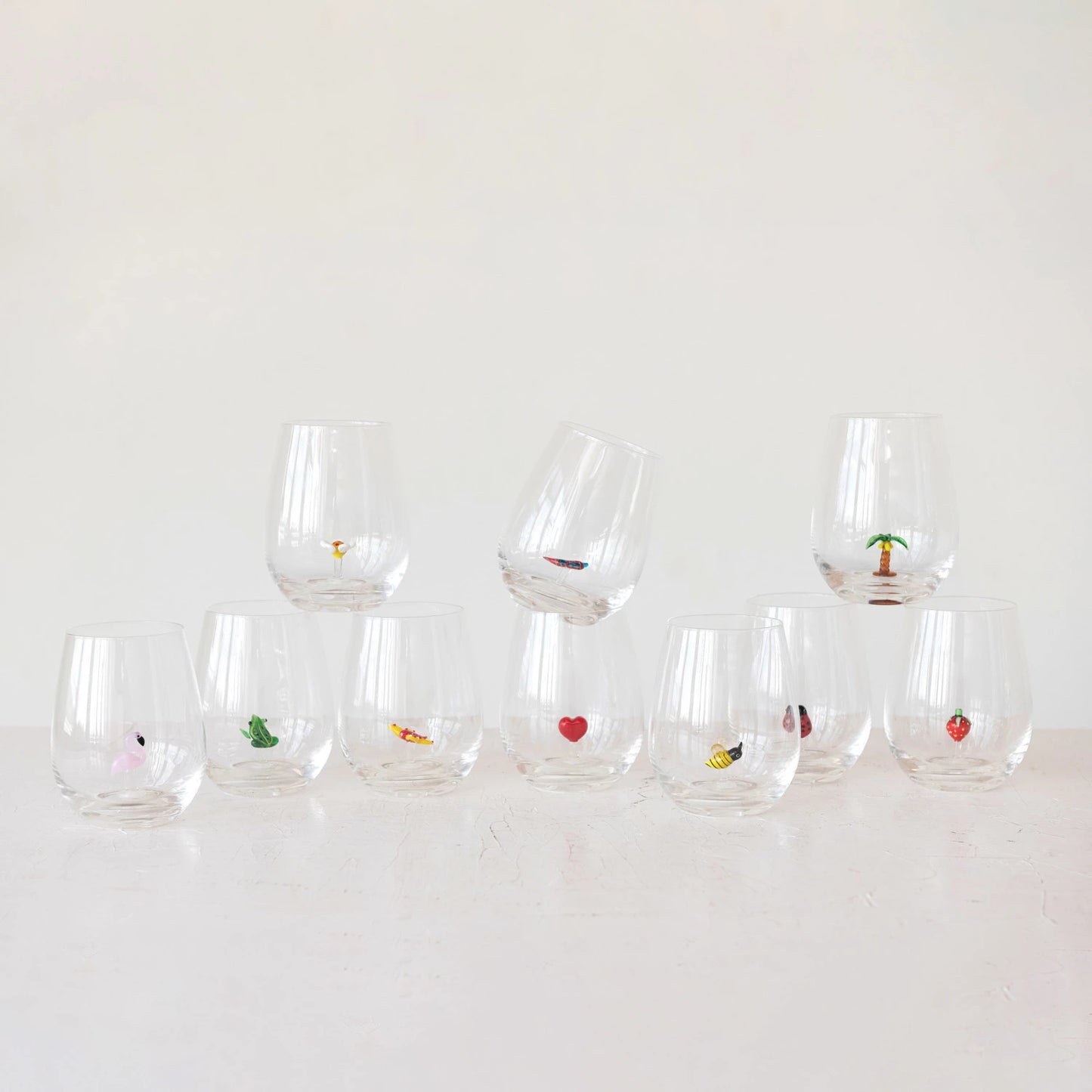 Stemless Figure Wine Glass