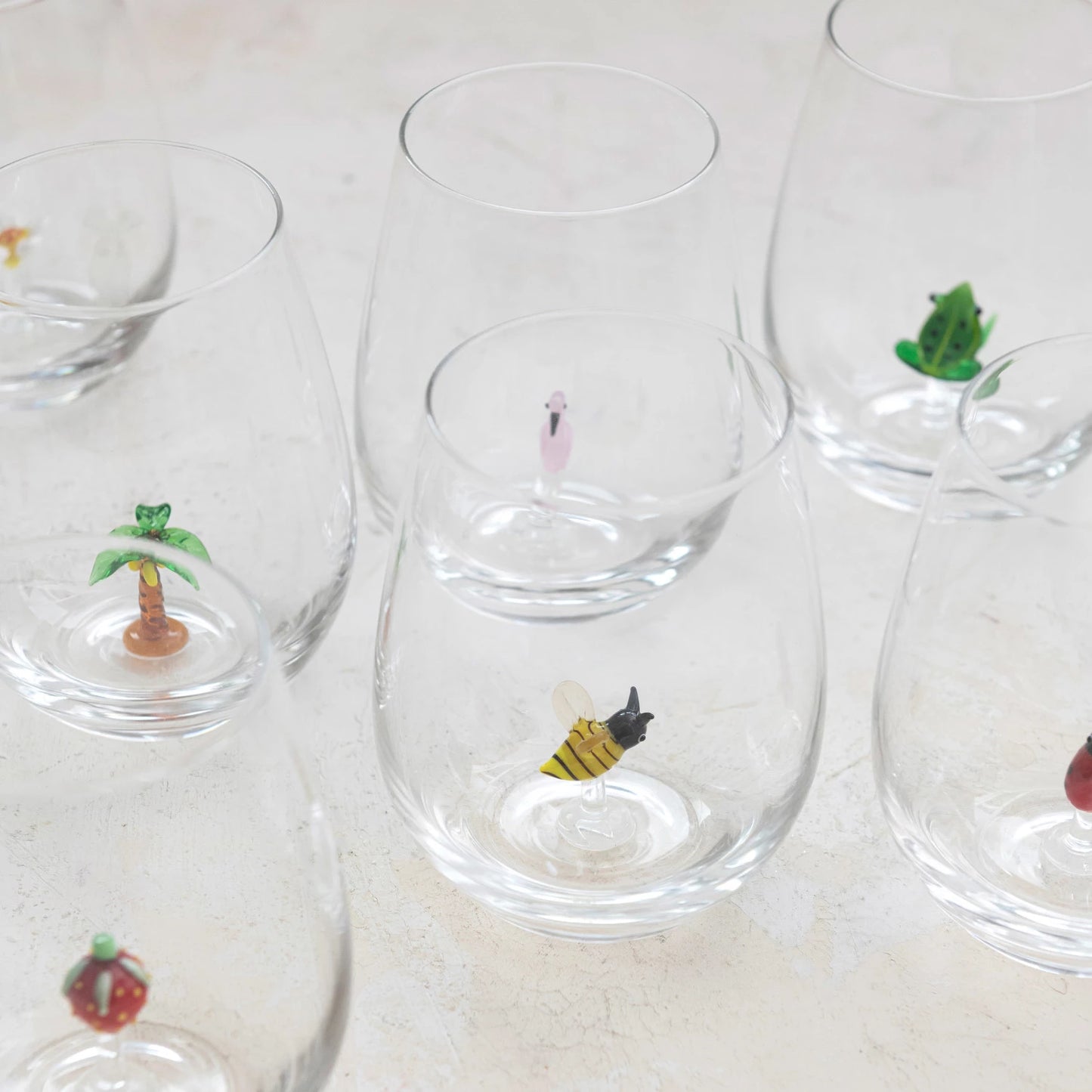 Stemless Figure Wine Glass