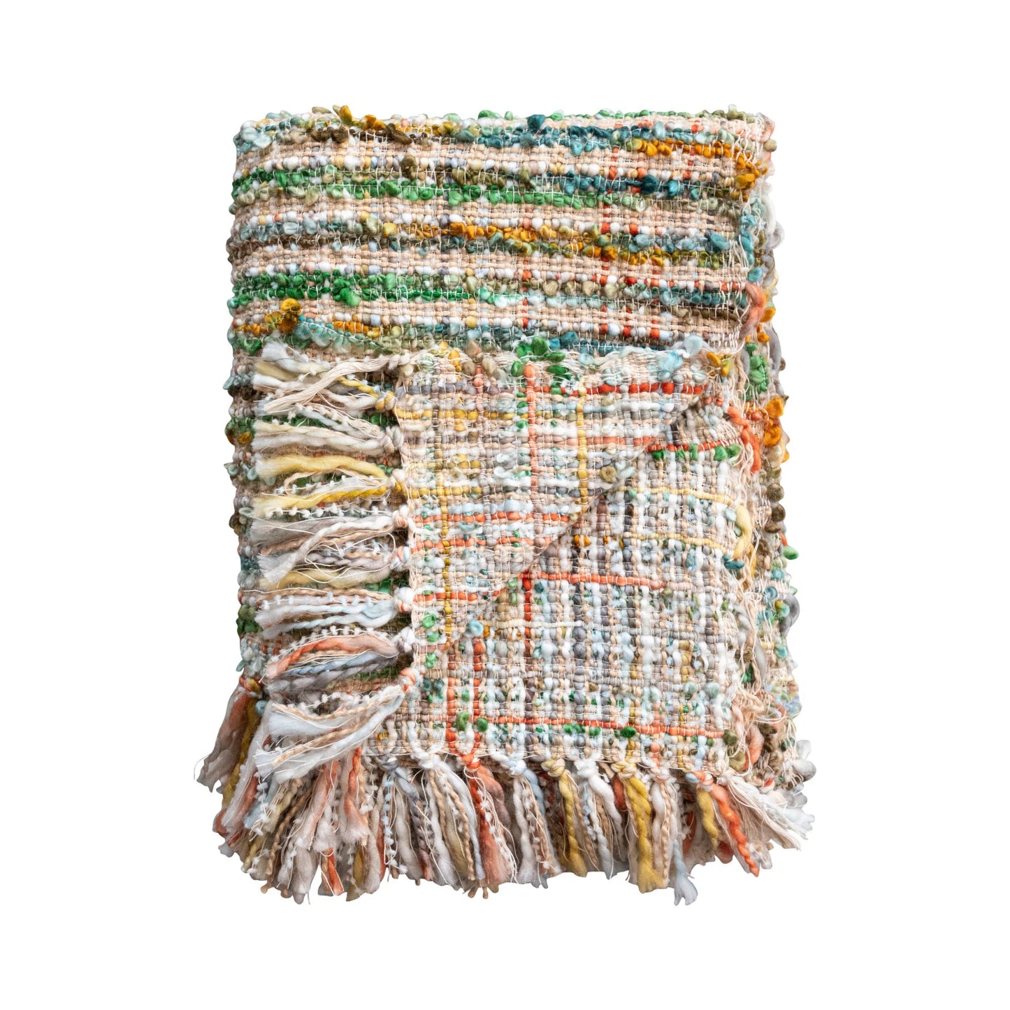 Woven Bouclé Throw Blanket