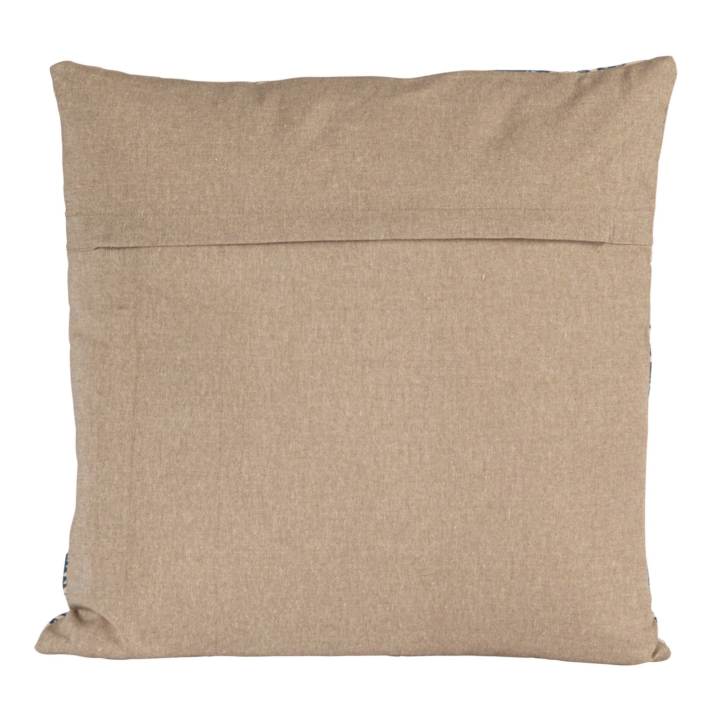 20" Square Blue Pattern Pillow