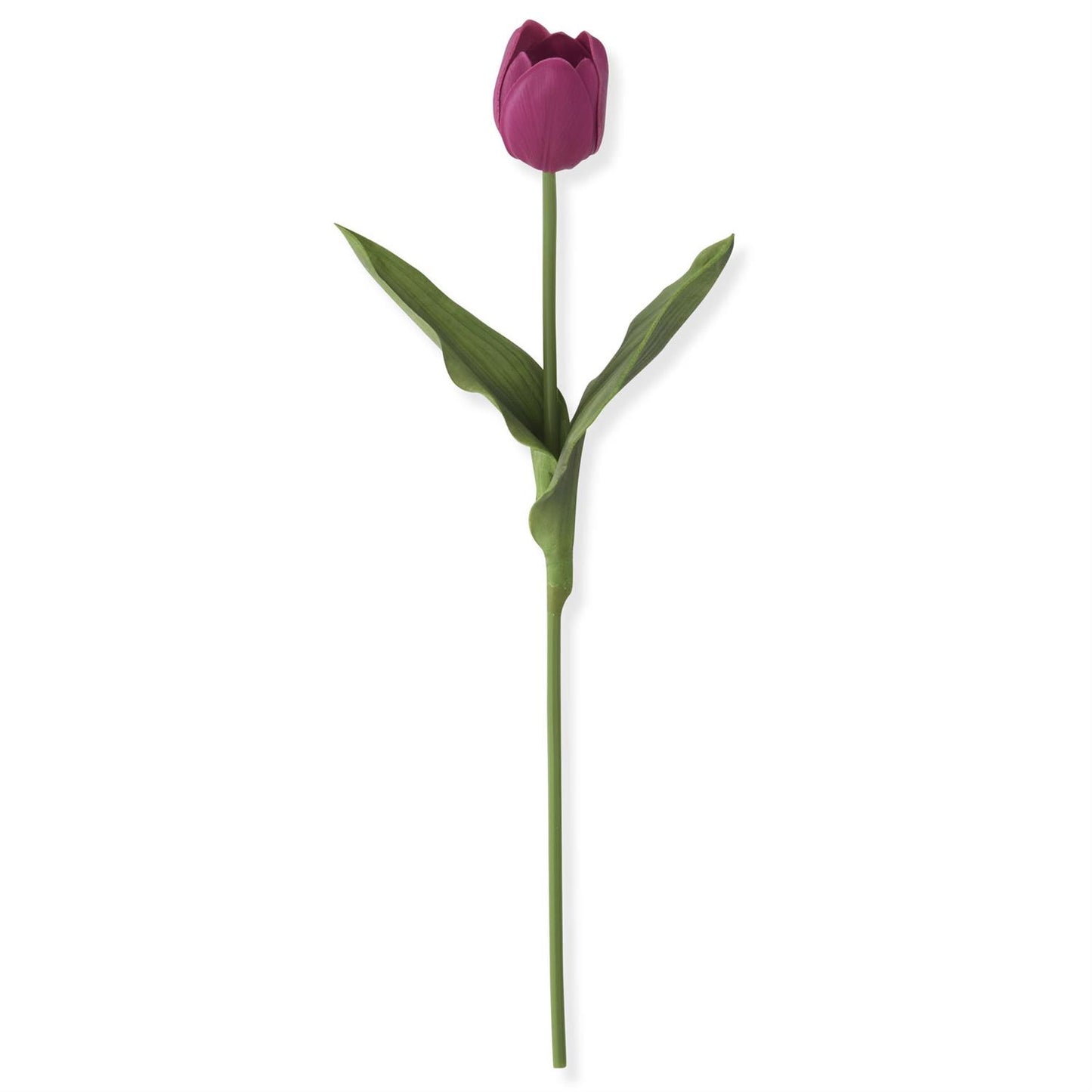 18.5 Inch Fuchsia Real Touch Tulip Stem