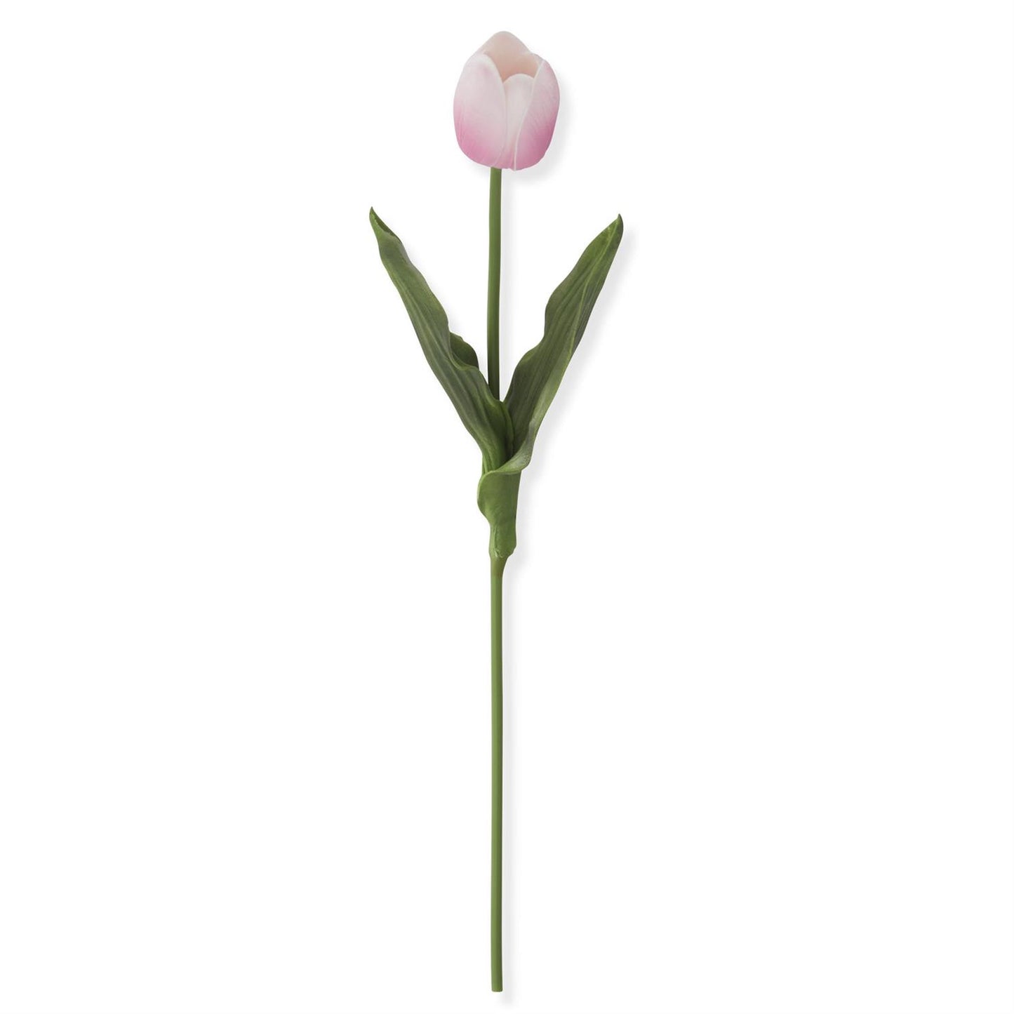 18.5 Inch Light Pink Real Touch Tulip Stem