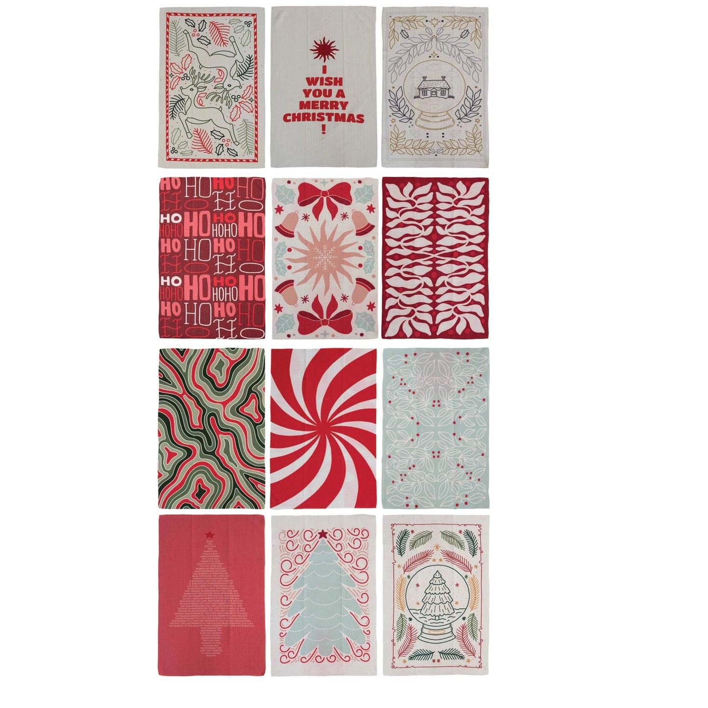 Microfiber Christmas Tea Towel