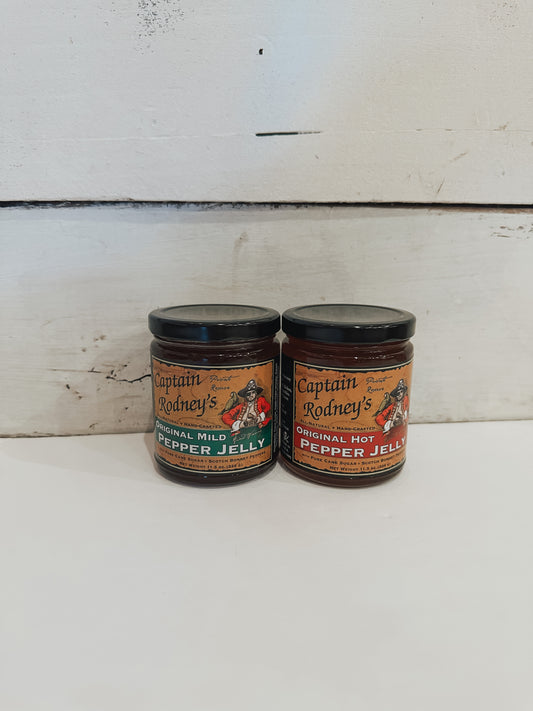 Mild and Hot Captain Rodney’s Pepper Jelly