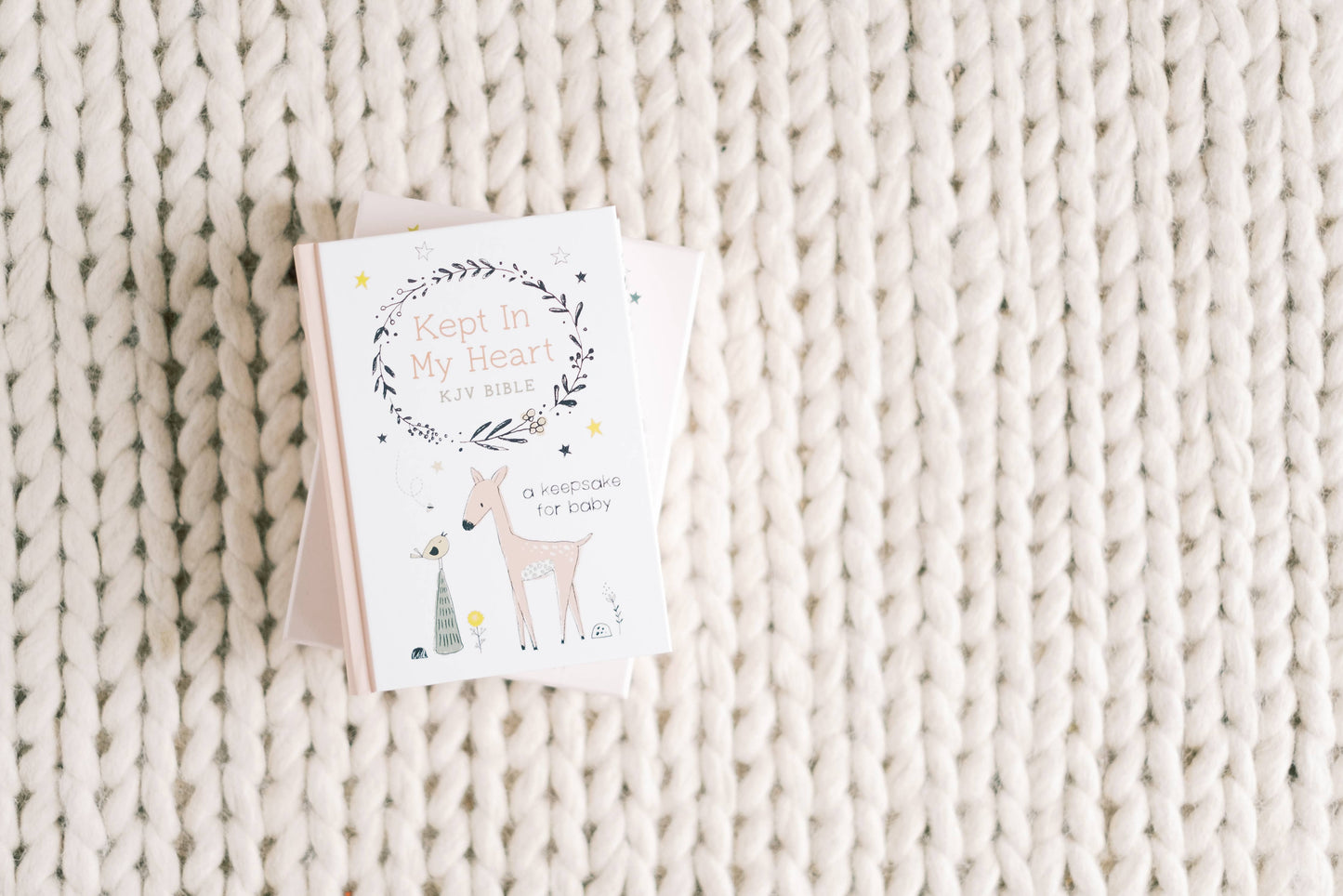 Pink Kept in My Heart KJV Bible