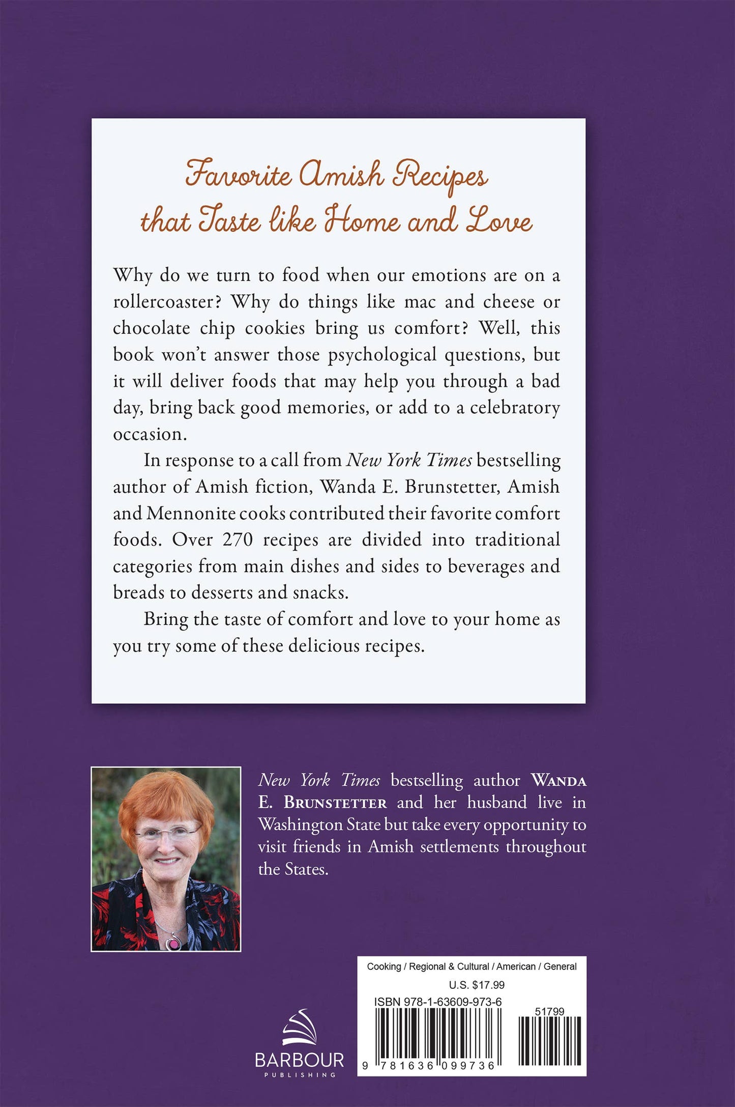 Wanda E. Brunstetter's Amish Friends Comfort Foods Cookbook