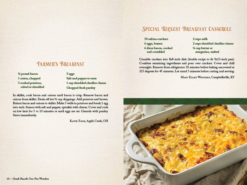 Wanda E. Brunstetter's Amish Friends One-Pan Wonders Cookboo