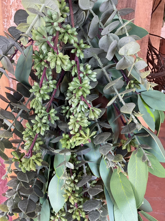 28” Mixed Eucalyptus Teardrop