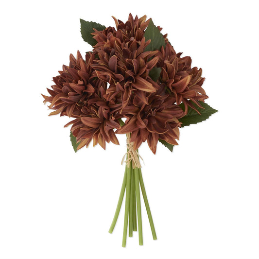 12" Light Brown Real Touch Mum Bundle