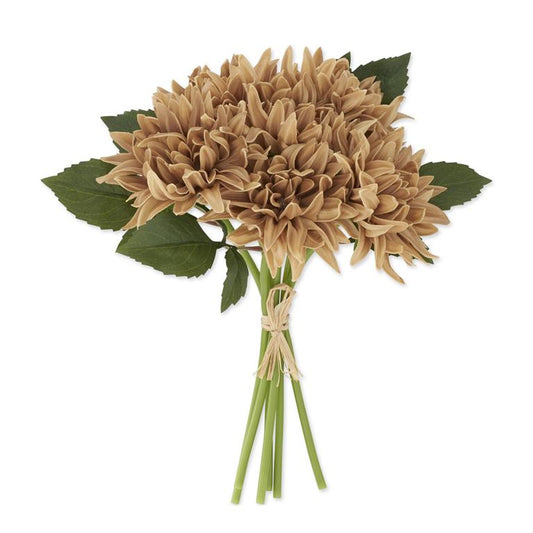 12" Tan Real Touch Mum Bundle
