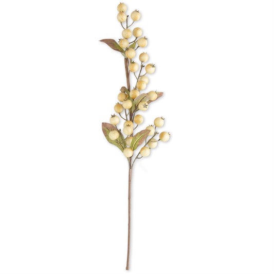 32" Cream Rosehip Stem