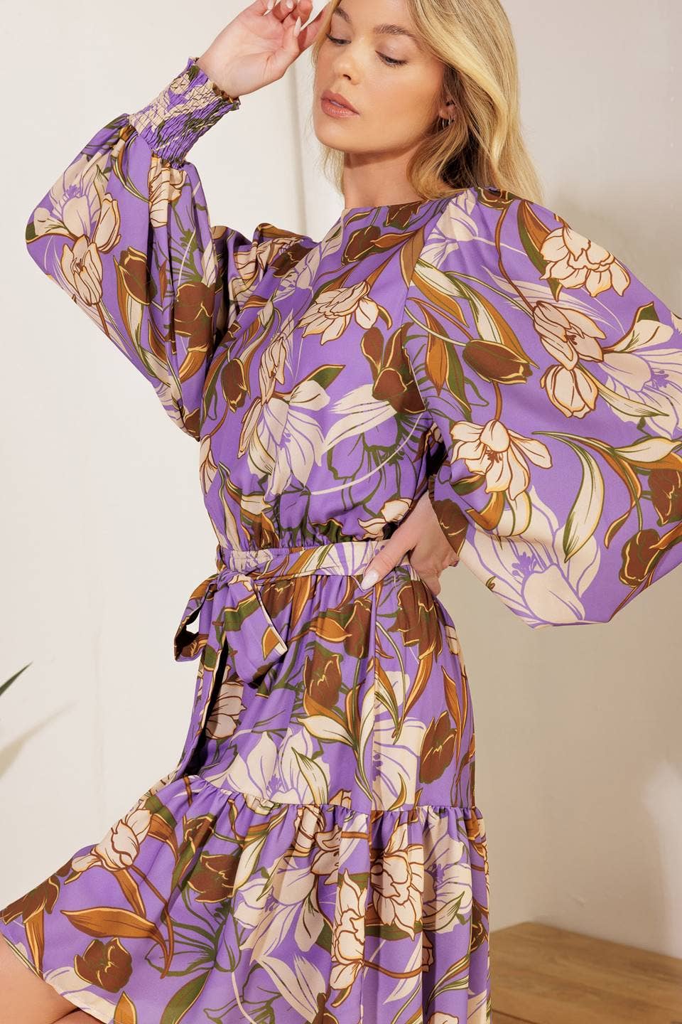 Printed Woven Mini Dress
