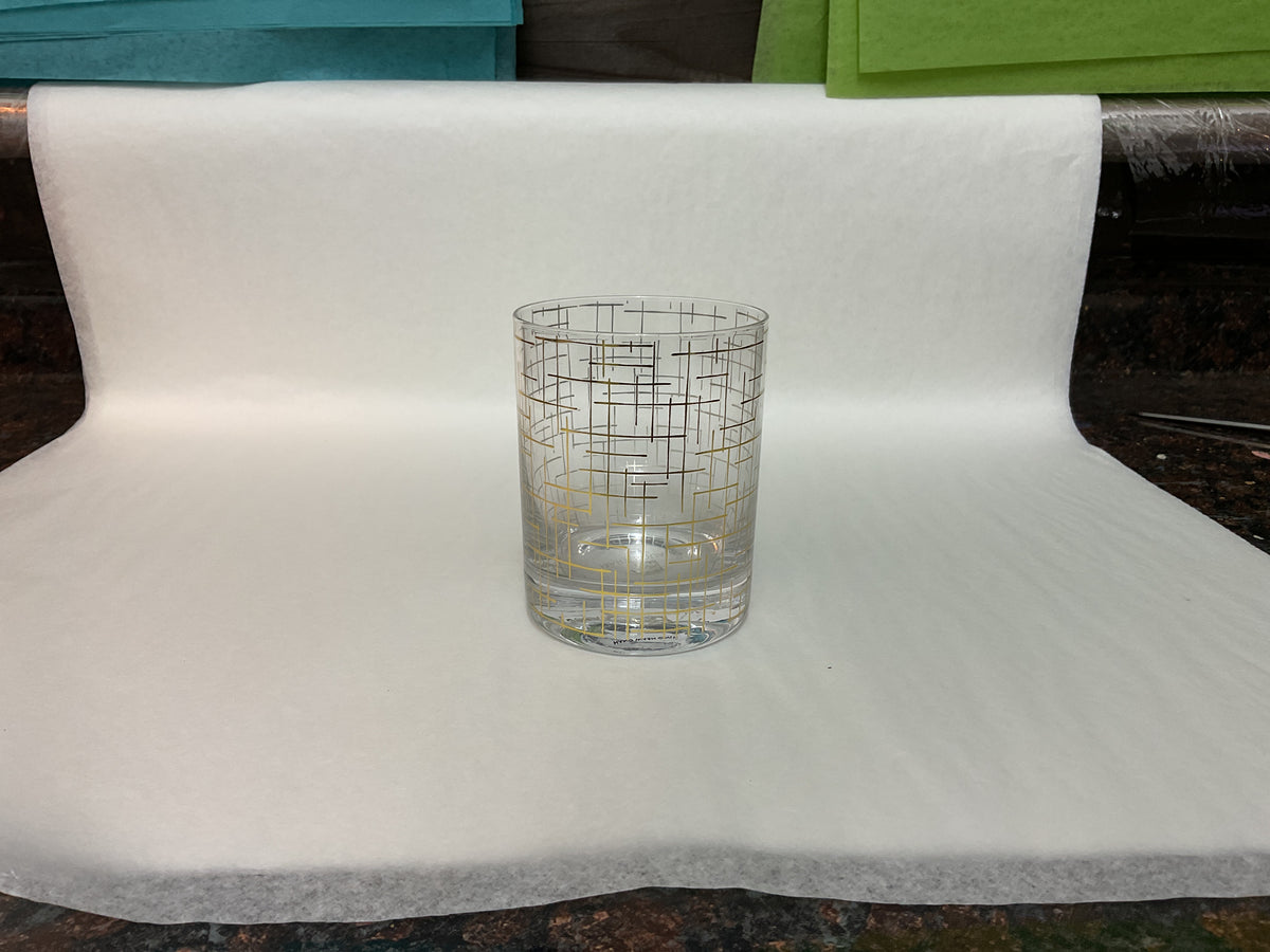 Stemless Holiday Wine Glass