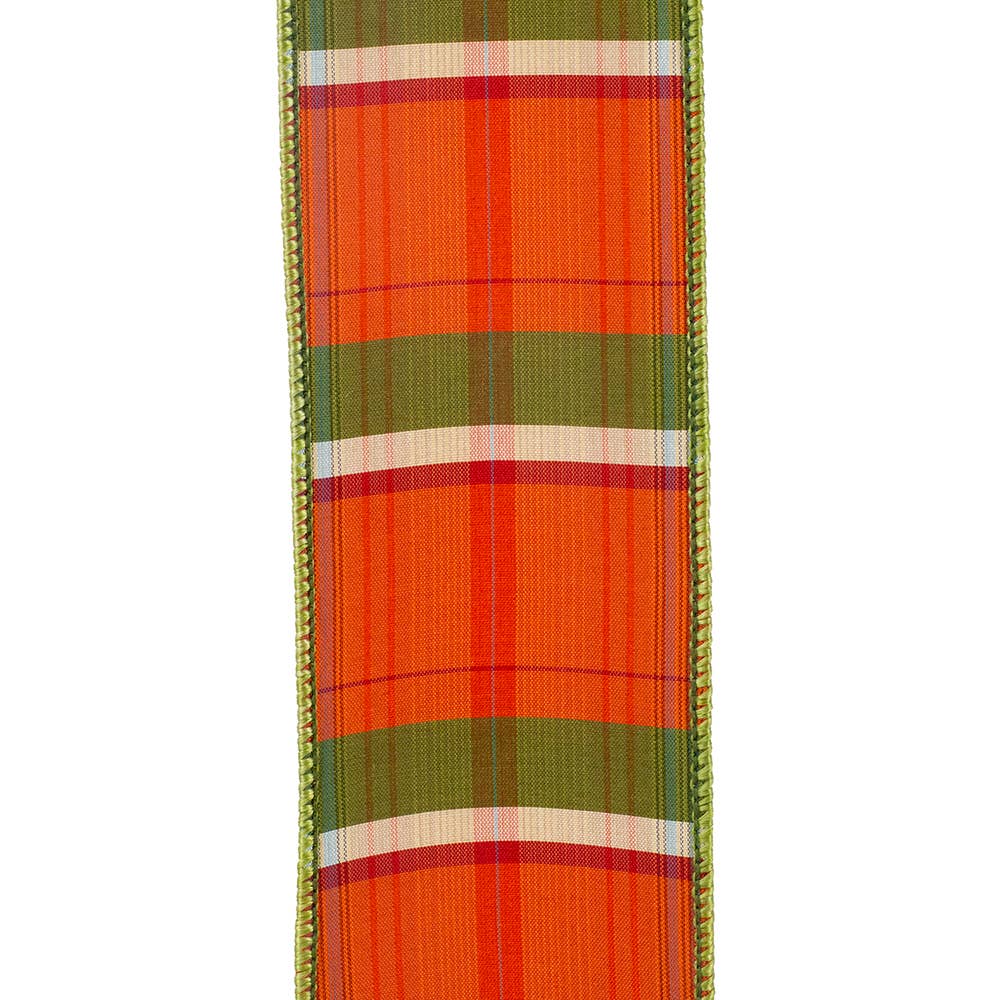 Western Tierra Grande Plaid Wired Edge, Burnt Sienna