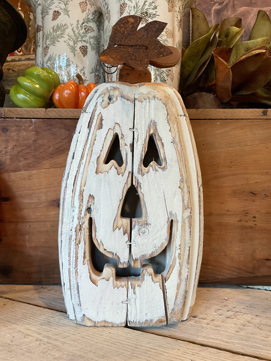13” Wood Jack-O-Lantern