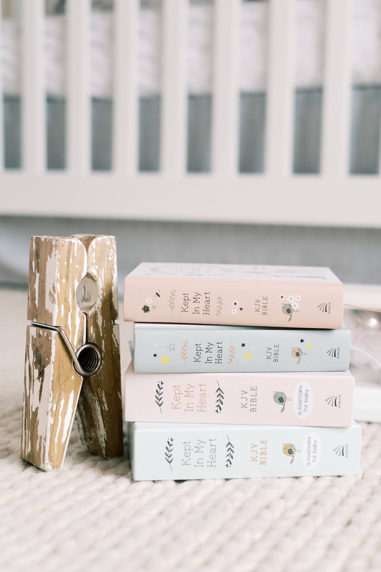 Pink Kept in My Heart KJV Bible