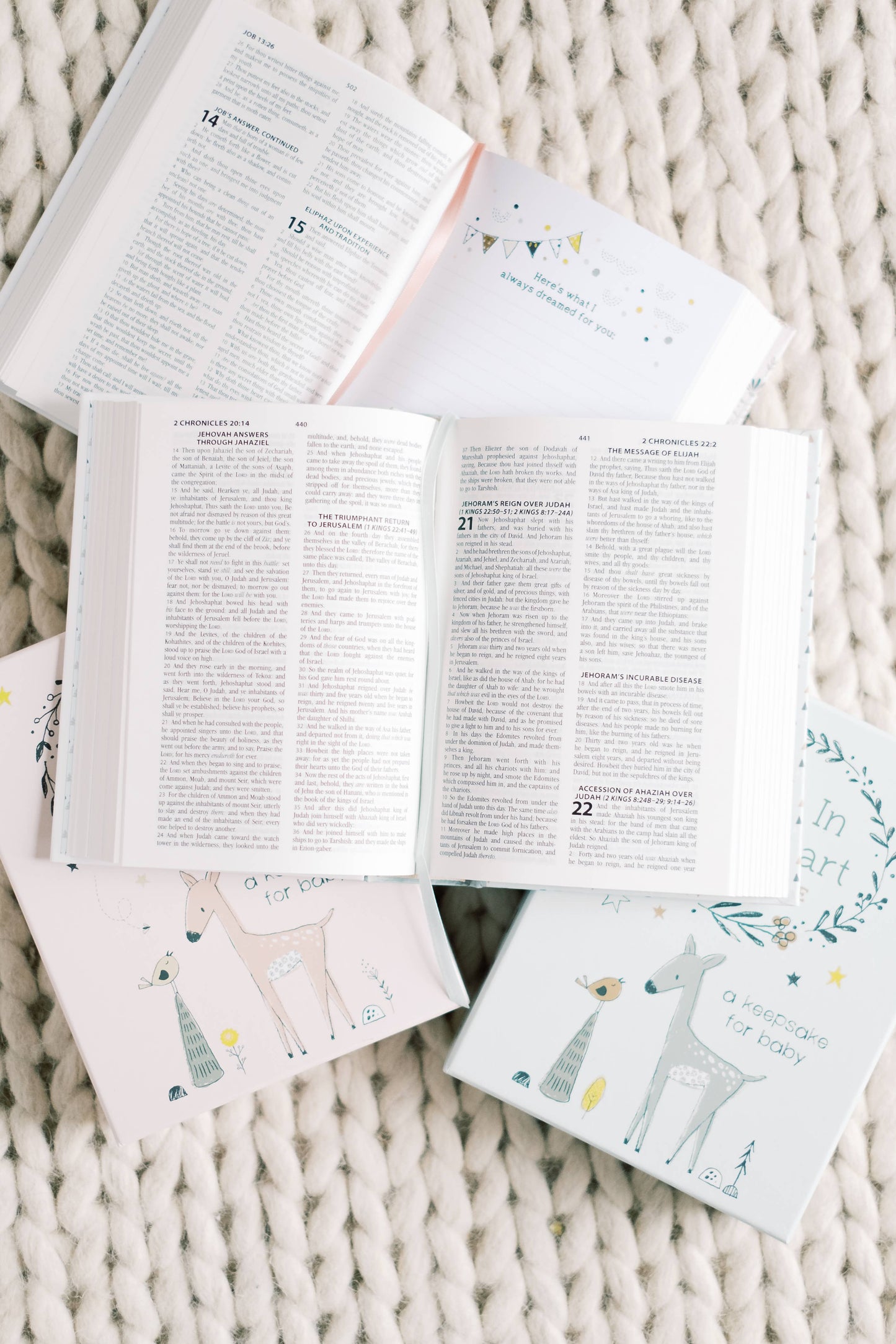 Blue Kept in My Heart KJV Bible