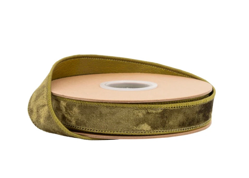 1” Wired Heritage Velvet Ribbon 10yd Roll