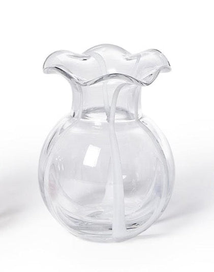 Ruffled Ribbon Vase