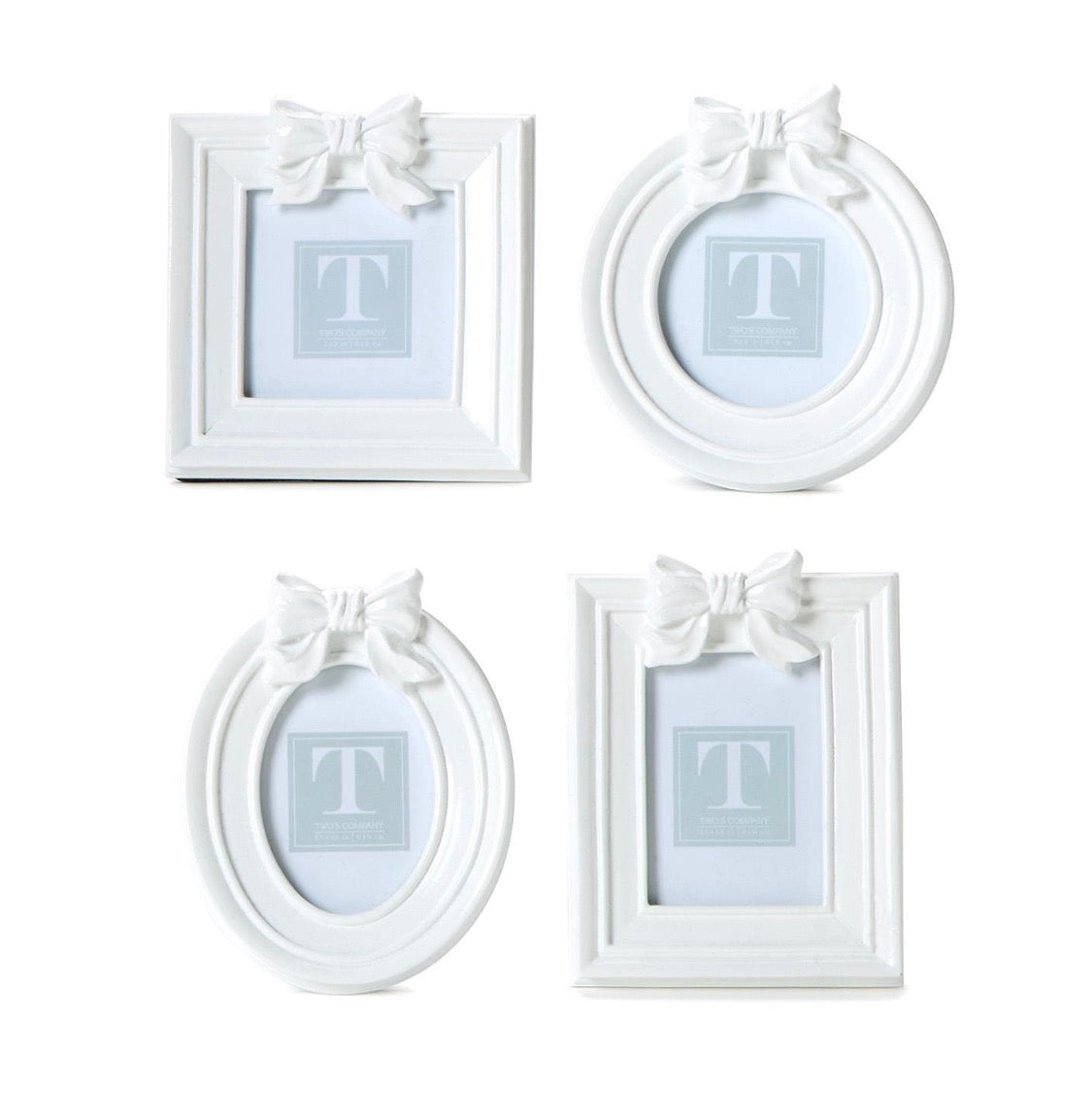White Bow Photo Frame