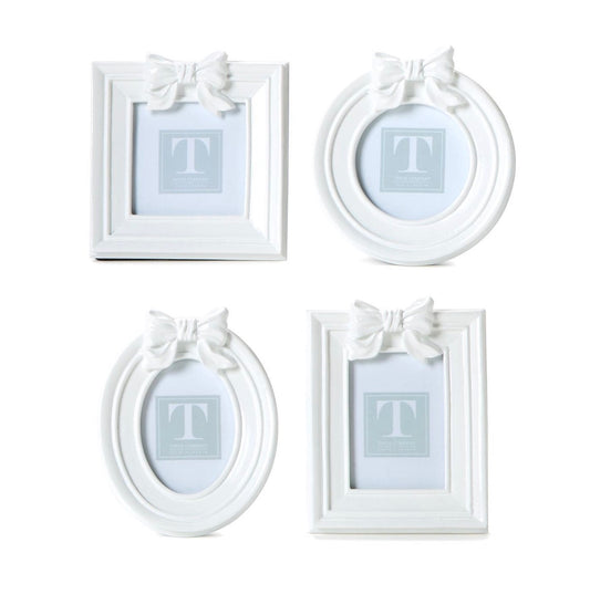 White Bow Photo Frame