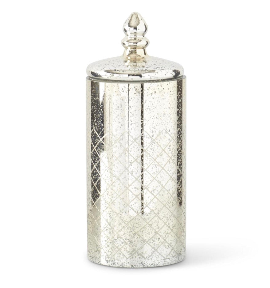 Mercury Glass Apothecary Jar